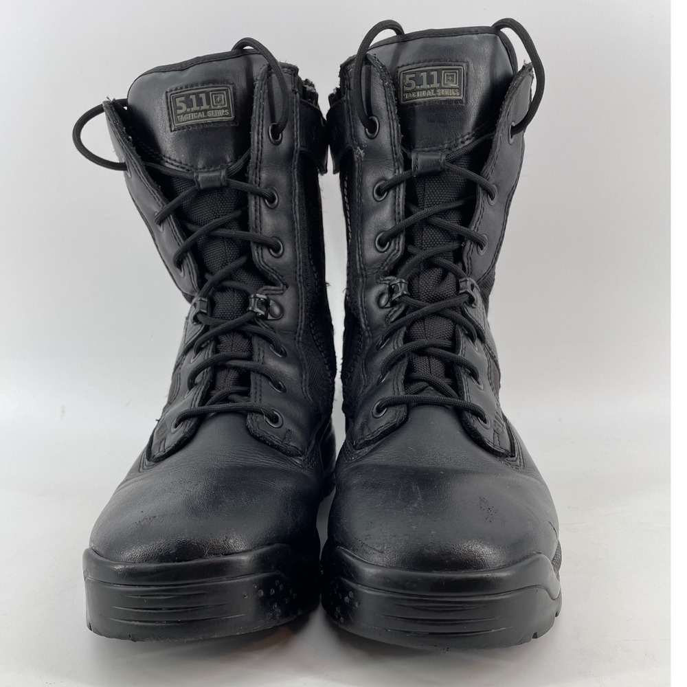 5.11 Tactical Boots Men's 10.5 Black ATAC Side Zip Performance Workwear Utility - Picture 7 of 9